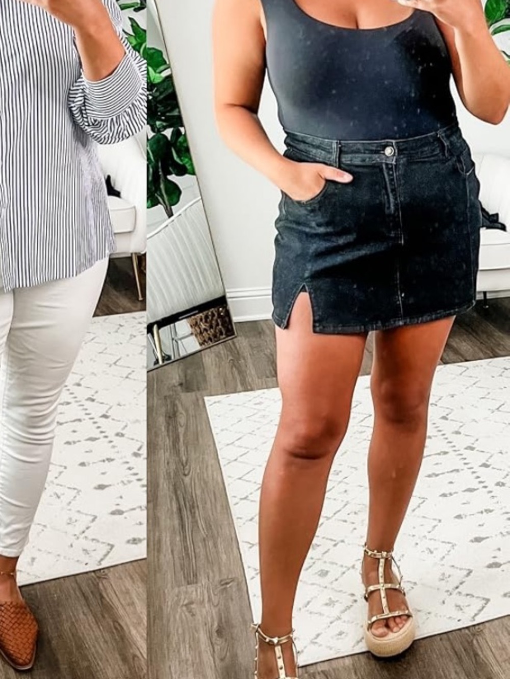 Denim Skort